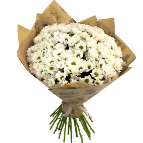 White Chrysanthemum Bouquet 2